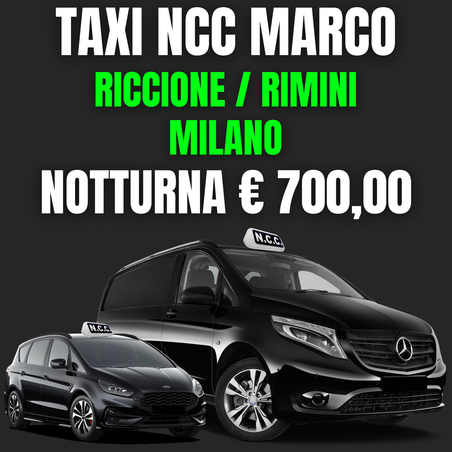 RICCIONE/RIMINI - MILANO (NOTTURNA)