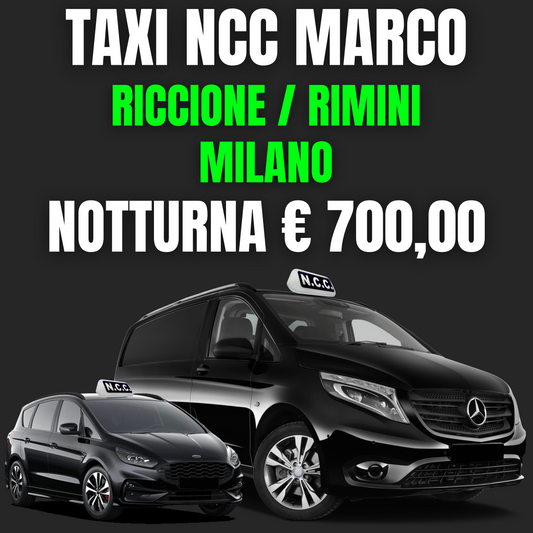 RICCIONE/RIMINI - MILANO (NOTTURNA)