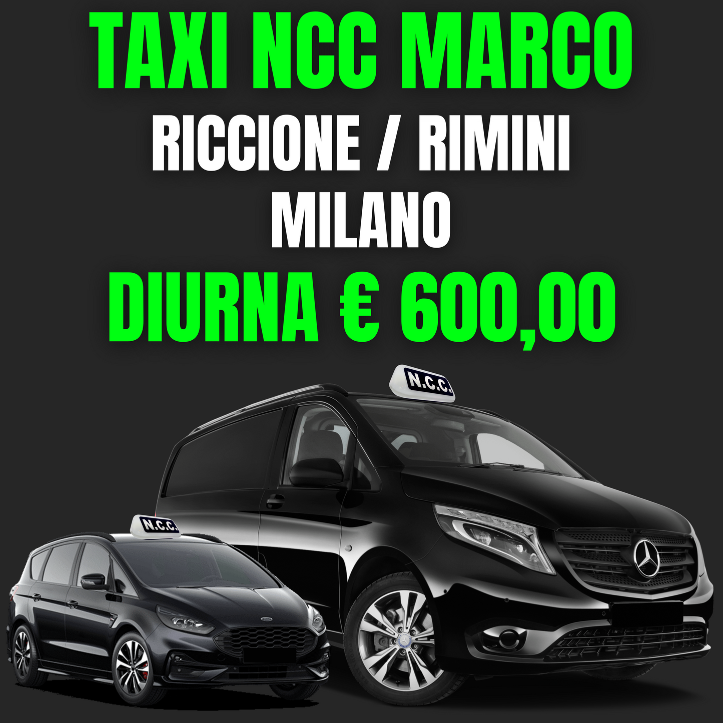 RICCIONE/RIMINI - MILANO (DIURNA)