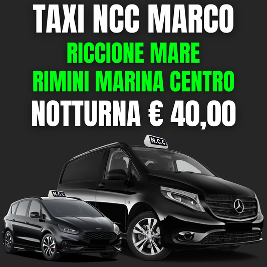 RICCIONE MARE - RIMINI MARINA CENTRO (NOTTURNA)